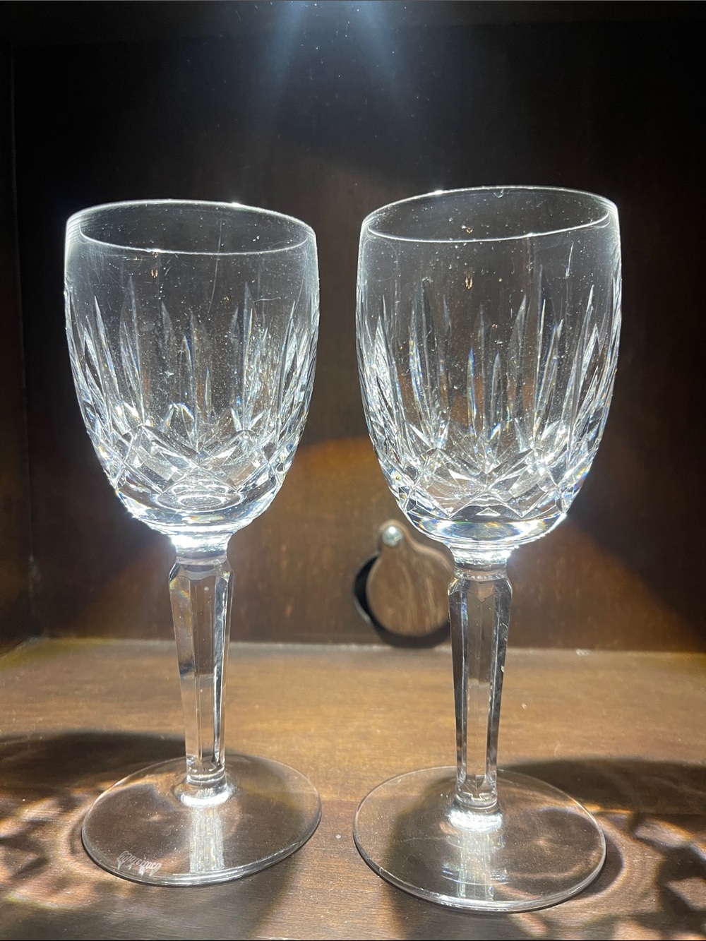Waterford Lismore wine glasses